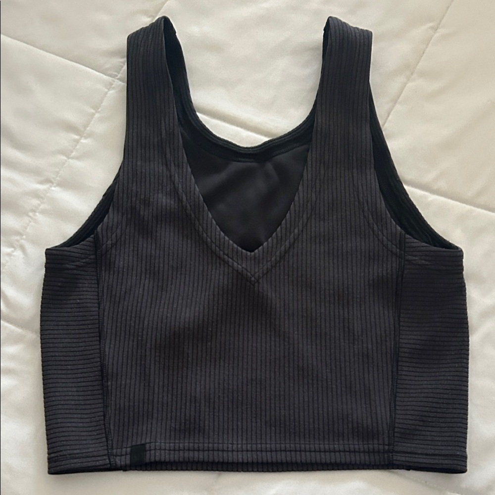 lululemon athletica Black Ribbed Tank Top - Picture 2 of 2